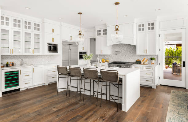 Tile pattern layout planning for backsplash in Tolleson